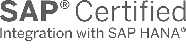 SAP Certified: Integration with SAP HANA Logo